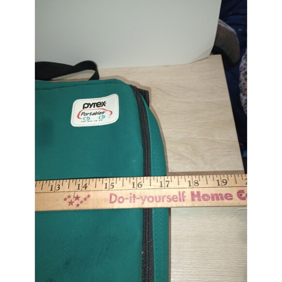 Pyrex Portables Carrying Case Bag Insulated Carrier With Lid, Cold Pack & Straps - Picture 5 of 16